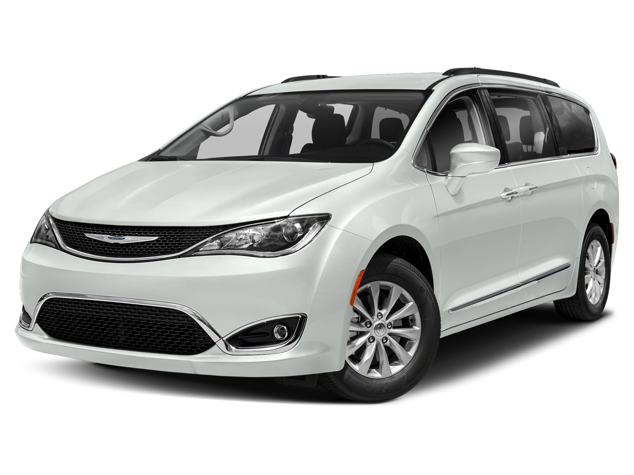 2020 Chrysler Pacifica Limited in Bright White Clearcoat — front three-quarter view