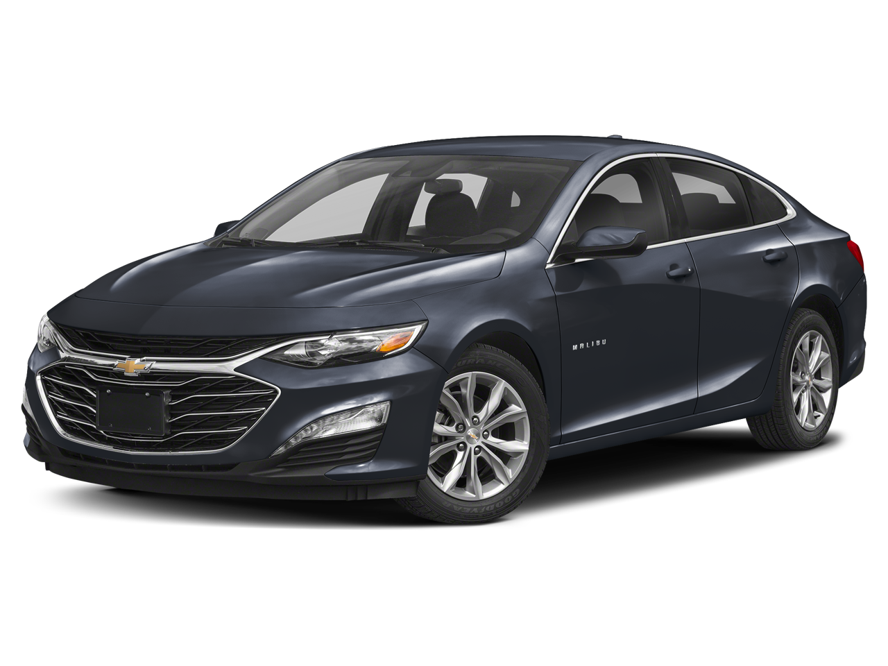 2023 Chevrolet Malibu LT 1LT in Dark Ash Metallic — front three-quarter view