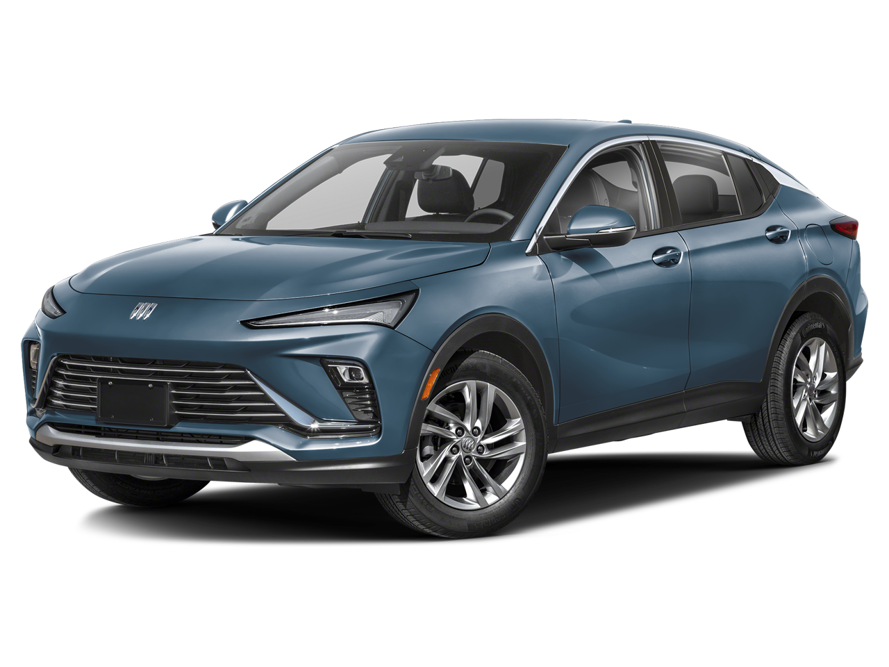 2025 Buick Envista Avenir in Ocean Blue Metallic — front three-quarter view
