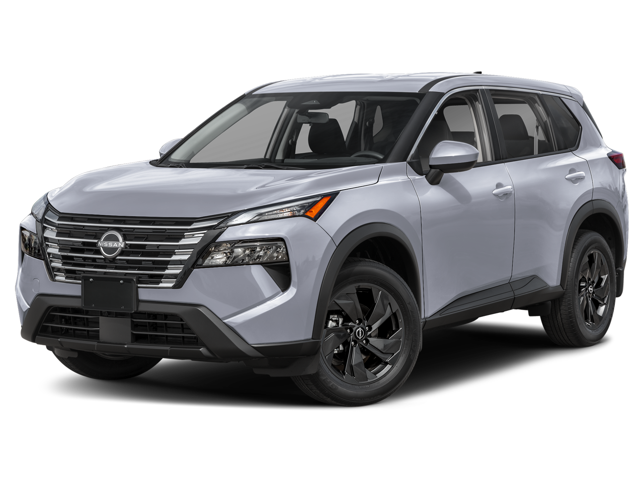 2026 Nissan Rogue SV in Boulder Gray Pearl — front three-quarter view