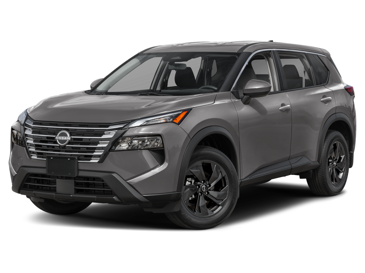 2026 Nissan Rogue SV in GUN METALLIC — front three-quarter view