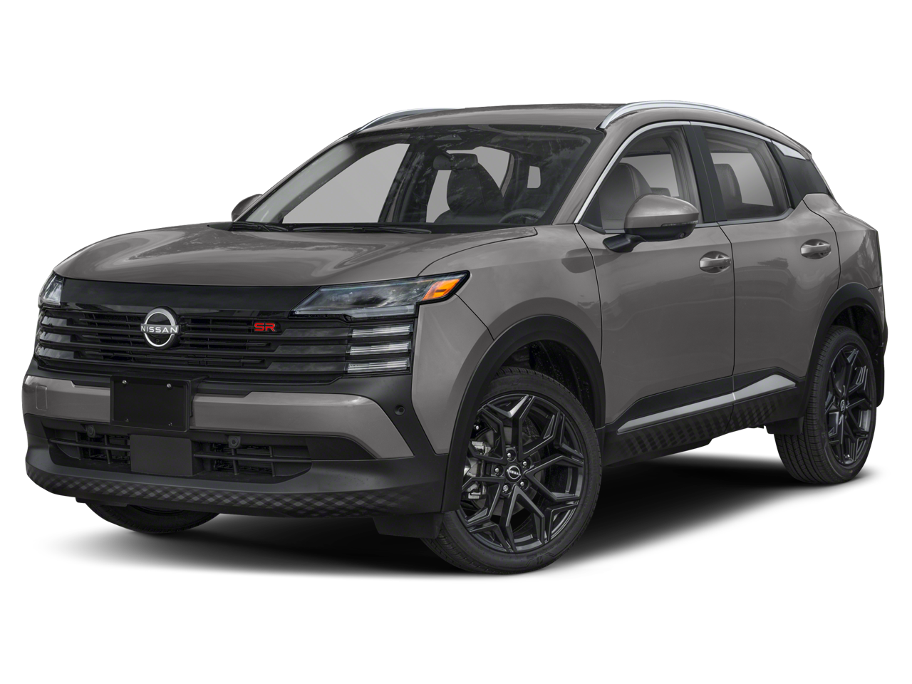 2026 Nissan Kicks SR in GUN METALLIC — front three-quarter view