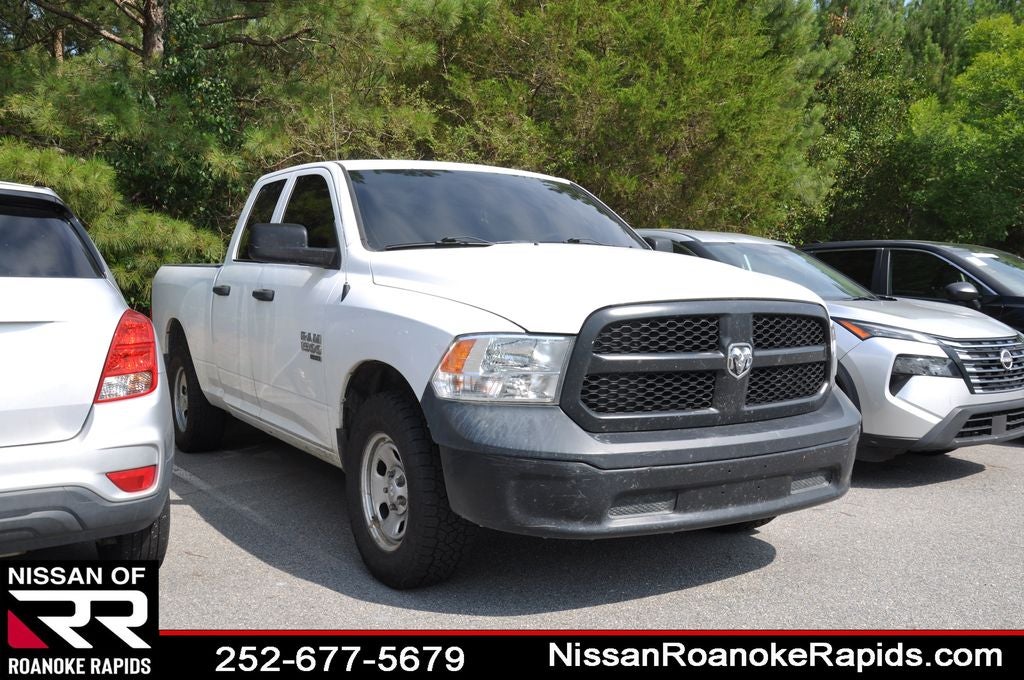 2022 RAM 1500 Tradesman in Bright White Clearcoat — front three-quarter view