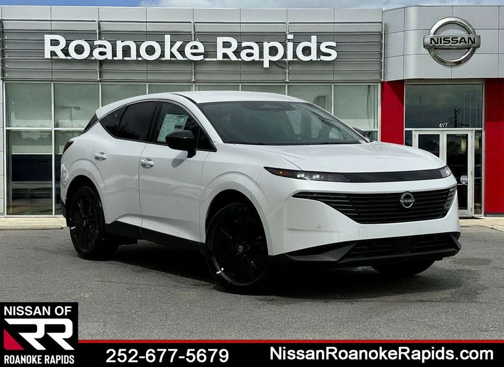 2025 Nissan Murano SV in Everest White Pearl Tricoat — front three-quarter view